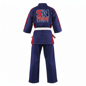 Uniforme de karaté unisexe au design unique et tendance, confortable, facile à porter, personnalisable, quantité en gros, 100% coton - Product Image 3