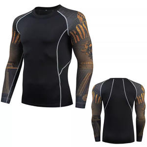 ชุดป้องกันผดผื่นสำหรับผู้ชายผ้าสแปนเด็กซ์/ โพลีเอสเตอร์ระบายอากาศได้ดี - Product Image 6