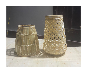 Lampe en bambou naturel de qualité supérieure du Vietnam, lumière décorative faite à la main parfaite pour les hôtels et les exportations dans le monde entier - Product Image 1