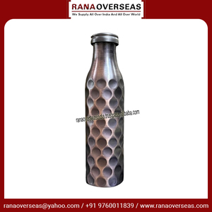 Huge Demand Hand Hammered Pure Copper <b>Water</b> <b>Bottle</b> Increase Your <b>Water</b> Consumption and Experience Immediate Health Benefits - Product Image 6