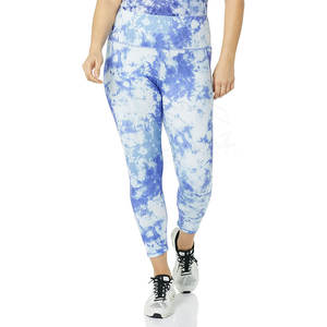 Leggings de fitness sans couture de haute qualité, élégants, pour femmes, anti-transpiration, taille haute, fermeture à cordon, en élasthanne/polyester - Product Image 1