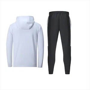Logo personnalisé coupe-vent survêtement hommes tenues polyester fermeture éclair sublimation sport hommes survêtements respirant - Product Image 5