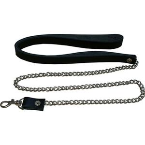Wholesale Leather Dog <b>Lead</b> Brown color heavy-duty Hook 3 feet <b>long</b> leash - Product Image 3