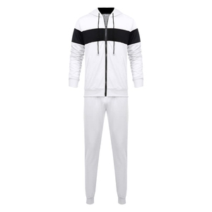 ชุดกีฬาผู้ชายแบบมีฮู้ด ชุดลำลอง 2 ชิ้น เสื้อสเวตเชิ้ต กางเกงสเวตแพนท์ ชุดสูท 2024 ฤดูใบไม้ร่วง ฤดูหนาว เสื้อฮู้ดหนาสำหรับผู้ชาย - Product Image 6