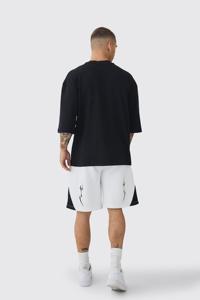 กางเกงขาสั้นระบายอากาศสำหรับผู้ชายกางเกงขาสั้นพิมพ์ลายพัฟขนาดใหญ่ออกแบบได้ตามต้องการ - Product Image 2