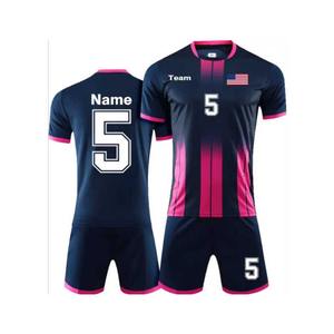 Conception personnalisée Uniforme de football en tissu de qualité supérieure Large gamme de tailles Nouveau style de chemises d'entraînement pour la pratique du football Porter - Product Image 1