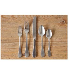 Vente en gros de poignée en bambou de haute qualité en acier inoxydable poli mat ensemble de couverts décoratifs 18-0 ensemble de couverts à l'argenterie - Product Image 2