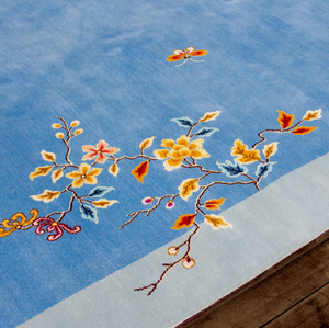 NOEUD RUG fait à la main noué de haute qualité laine Oushak nouveau moderne brodé travail doublure motif tapis pour salon, chambres à coucher - Product Image 3