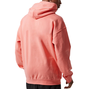Sudaderas con capucha bordadas de invierno personalizadas lana naranja claro personalizada ropa de calle de gran tamaño Unisex 100% fibra de Bambú - Product Image 3