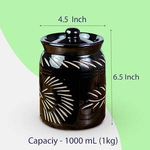 Pot en céramique élégant pour le stockage d'herbes, d'épices et d'assaisonnements – Solutions de rangement domestiques – Toutes couleurs – Prix de gros - Product Image 3