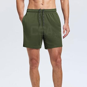 Pantalones cortos de malla duraderos, costuras resistentes, material transpirable, diseñados para entrenamiento deportivo y uso a largo plazo. - Product Image 4