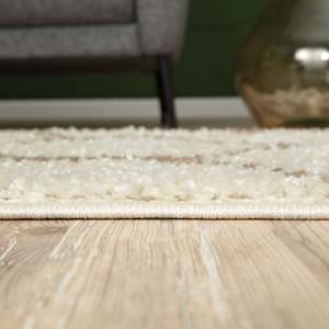 Alfombra Peluda Marroquí Color Marfil de Netline Home 730 - Product Image 6
