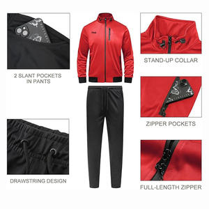 2025 nuevos chándales informales estampados para hombres, conjuntos informales para todas las estaciones para hombres, ropa de calle deportiva para correr de tela suave para invierno - Product Image 6