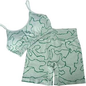 Wholesale customize Lightweight <b>Sports</b> <b>And</b> Fitness Women Yoga <b>Bra</b> <b>and</b> <b>Short</b> <b>Set</b> - Product Image 3