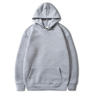 100% coton personnalisé poids lourd surdimensionné pleine fermeture éclair hommes sweats à capuche et sweat-shirts teint uni avec sérigraphie - Product Image 4