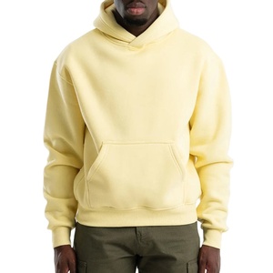 Sweat-shirt pour homme de haute qualité, surdimensionné, lourd, vintage, style boxy, sweat-shirt basique uni, streetwear, sweat-shirt surdimensionné - Product Image 6