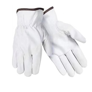 <b>Light</b> Duty Welding Gloves with Shirred Elastic Machine Operation Gloves for Sale High Quality Men <b>Working</b> Gloves Customized - Product Image 5