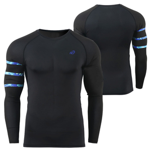 2025 nouveauté Sublimation imprimé hommes Rash Guard à vendre couleur unie Logo personnalisé conception hommes Rash Guard à bas quantité minimale de commande - Product Image 1