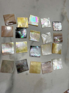 เวียดนามธรรมชาติสีเหลืองแม่ของมุกตัดขนาดและขัดใช้สำหรับกีตาร์ Fingerboard กีตาร์คอแขวนผนังของขวัญงานฝีมือ - Product Image 6