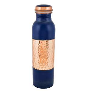 Royal Luxury Vintage Copper Double <b>Shade</b> Black Water Bottle Eco-Friendly Picnic Kitchen <b>Accessory</b> for Adults Drinkware Storage - Product Image 4
