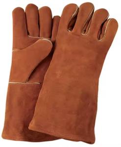 Gants antidérapants imperméables résistants à la chaleur Gants de soudage en cuir Arrivée Résistance à la chaleur Gants de sécurité raisonnables Chaleur - Product Image 2