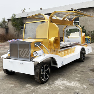 Carroza Fúnebre Eléctrica Retro de 4 Ruedas Dorada de Alta Calidad en Oferta con Garantía de 2 Años - Product Image 4