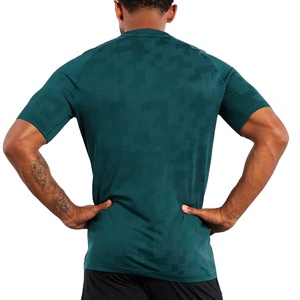 T-shirt léger à manches courtes, 100% coton, respirant, écologique, séchage rapide, personnalisable avec logo OEM, pour le sport et le fitness. - Product Image 4