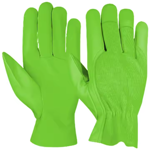 ถุงมือขับรถหนังวัวเนื้อหยาบทนทานต่อการเสียดสีเพื่อความปลอดภัยในอุตสาหกรรม - Product Image 5