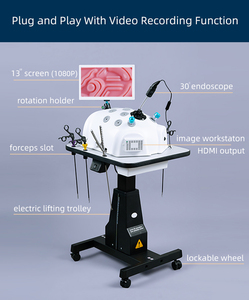 Dahili 1080P Monitör ve Video Kayıt Özellikli Laparoskopik Simülatör |   Uygulama için HD Kamera Cerrahi Beceri Eğitmeni - Product Image 2