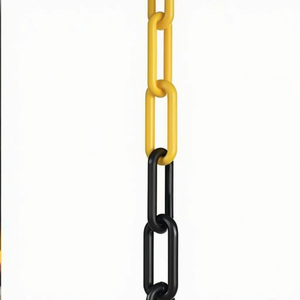 Cadena de Barrera de Plástico Amarillo/Negro de 6 mm de Grosor y 25 m de Longitud - Product Image 3
