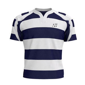 Ensemble d'uniformes de rugby sublimés par logo personnalisé, design confortable et respirant, vêtements de football - Product Image 4