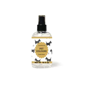 Private Label Pet Cologne Fresh Scented Perfume 16oz Spray for Dogs and Cats with Natural Conditioning Made in USA with Low MOQ