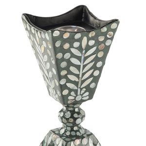 Quemador de incienso de nácar de alta gama con diseño incrustado, pieza de difusión de aroma para una decoración espiritual sofisticada. - Product Image 2