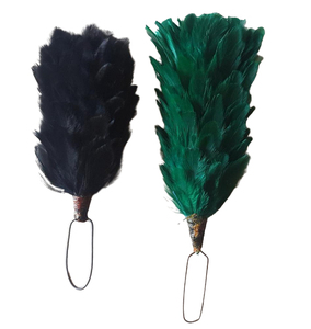 100% High Quality Custom Design <b>Feather</b> Hackle Wholesale Raw Dyed and Washed with Natural Patterns for Wedding Application - Product Image 5