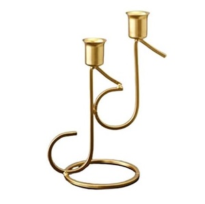 Simple Modern Design Luxury Metal Decorative <b>Candle</b> Holder for Formal Events Wedding Church Fall Holiday And Home Decor - Product Image 1