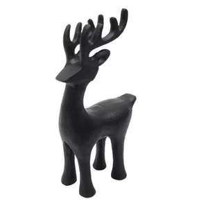 Haute qualité moderne intérieur noël renne Sculpture personnalisé à la main en aluminium nickelé utilisation intérieure Art décoratif - Product Image 3