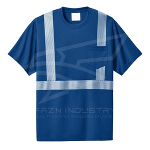 Fully Customized <b>High</b> <b>Vis</b> <b>shirt</b> Reflective Safety <b>T</b> <b>Shirt</b> Polyester Workwear Customized Reflective Security Men's <b>T</b>-<b>Shirts</b> - Product Image 4