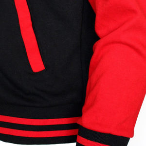 Veste de baseball varsity en laine brodée de qualité supérieure pour hommes, manches en cuir, personnalisable - Product Image 5