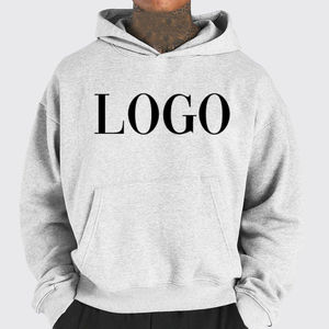 Custom Boxy Fit Vintage Acid Wash Hoodie Heavy Cotton Oversized No String Hoodies - Product Image 1