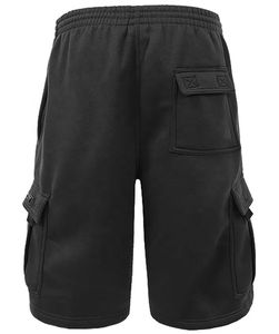 กางเกงขาสั้นผ้าฟลีซทรงแบ็กกี้สำหรับผู้ชายกางเกงขาสั้นใส่ออกกำลังกายแบบลำลองมีกระเป๋าสี่กระเป๋า - Product Image 3