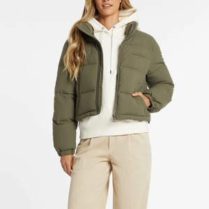 Precio al por mayor Mujeres Invierno Corto Acolchado Puffer Abrigos Chaquetas Outwear Grueso Acolchado Puffer Chaquetas Con Capucha - Product Image 1