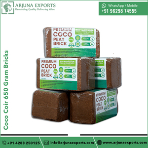 Qualité Exceptionnelle 100% Naturel Vente en Gros de Fibres de Coco Coco Coir Briques de 650 Grammes pour la Floriculture et les Pépinières - Product Image 2