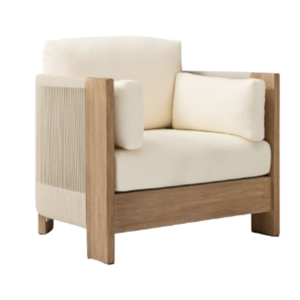 Best Selling Modern Dining Chairs with Teak Wood Frame Plush Foam Cushioning Dining Room Furniture for Restaurants Villas Hotels - Product Image 3