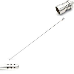 Cannule de sinus courbée courte de 2,5 mm en acier inoxydable chirurgical, tube d'aspiration, instrument manuel, kit professionnel pour la chirurgie générale, certifié CE - Product Image 6