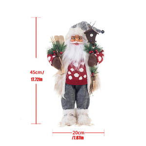 Decorazioni Natalizie a Tema Alce, Bambole Albero Lavorate a Maglia Personalizzabili, Artigianato Fatto a Mano in Cina Continentale - Product Image 2