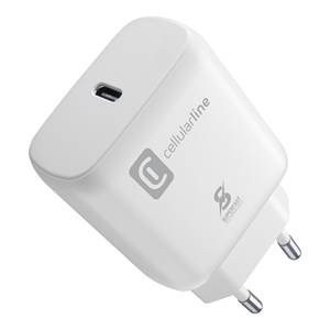 ACHSMUSBCPD25WW Cargador Rápido USB Tipo-C de 25W con Power Delivery, Cargador y Adaptador Blanco - Product Image 1
