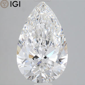 ลูกแพร์ตัดเพชร CVD 2.50กะรัต F สี VVS2 11.65มม. พร้อมใบรับรอง IGI เพชรหลวม - Product Image 1