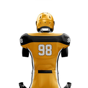 Maillot de football américain personnalisé, short, logo imprimé de qualité supérieure, respirant, durable, antibactérien, confortable, élégant, ensembles d'équipe - Product Image 5