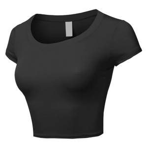 Camiseta corta de algodón con gráfico elegante para mujer, camiseta de manga corta holgada para trajes de verano a la moda - Product Image 2