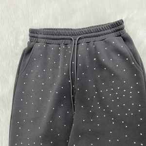 Survêtement en strass pour hommes à séchage rapide nouveauté vêtements d'hiver chauds de qualité supérieure survêtement respirant en coton avec logo personnalisé pour hommes - Product Image 6